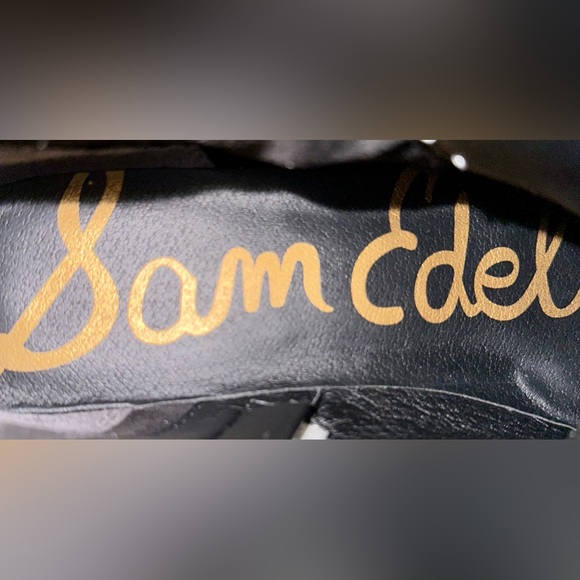 NWOT 💠 Sam Edelman “Jennifer” Combat-Moto Boots in Off-White Leather Size 9 - Picture 14 of 15